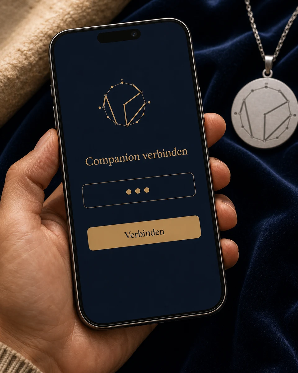Schlüsselabfrage zum Verbinden mit dem CCS-Companion