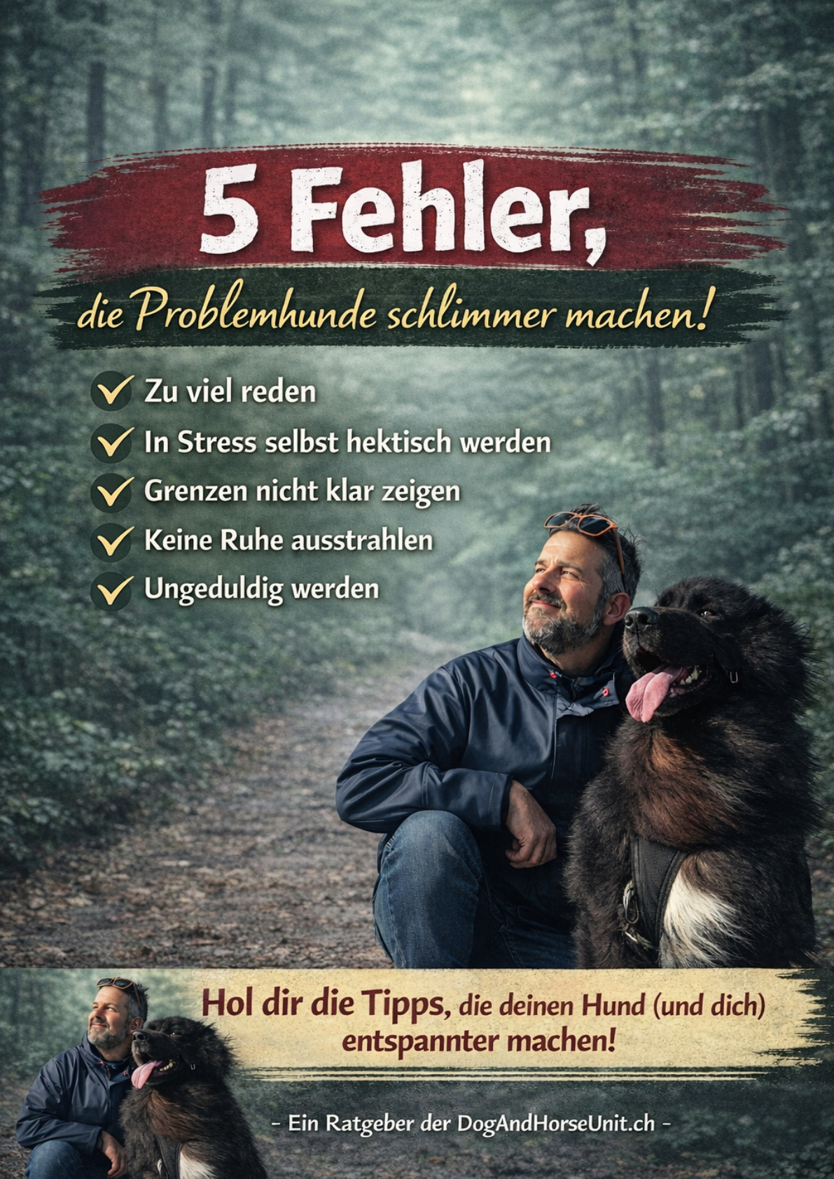 Titelblatt Ratgeber: 5 Fehler im Alltagstraining